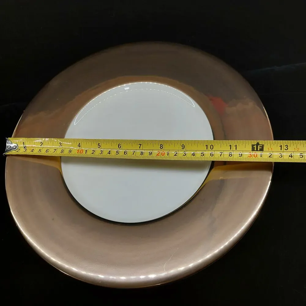 Lenox Eternal Ivory Gold Charger Plate Made in Italy Fine Porcelain 1-020-1019-0